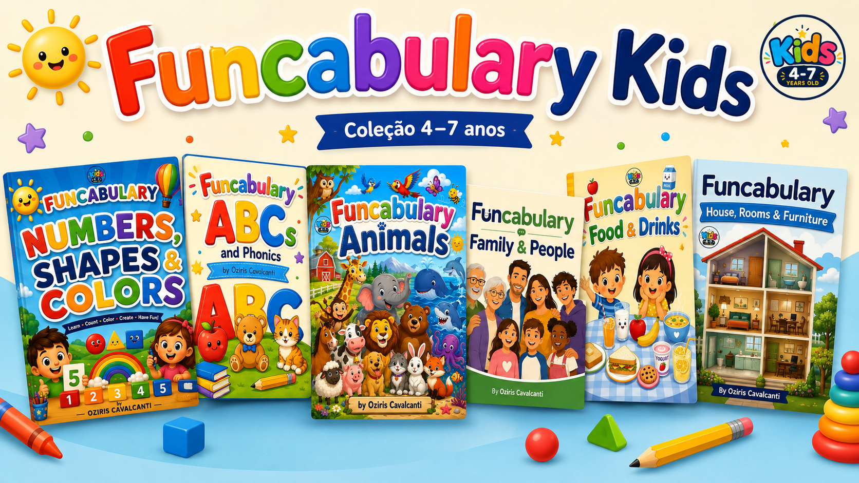 Banner da coleção Funcabulary KIDS